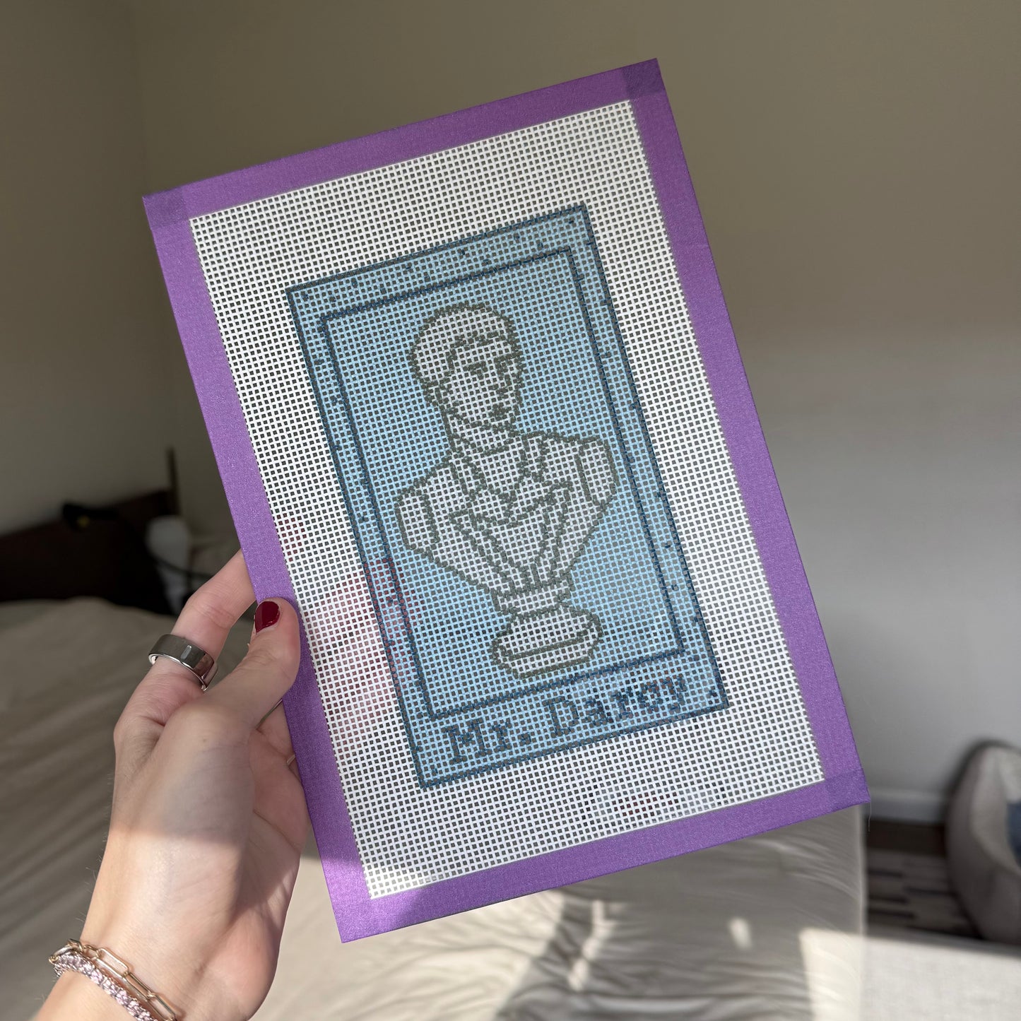 Romantic literature marble sculpture tarot card