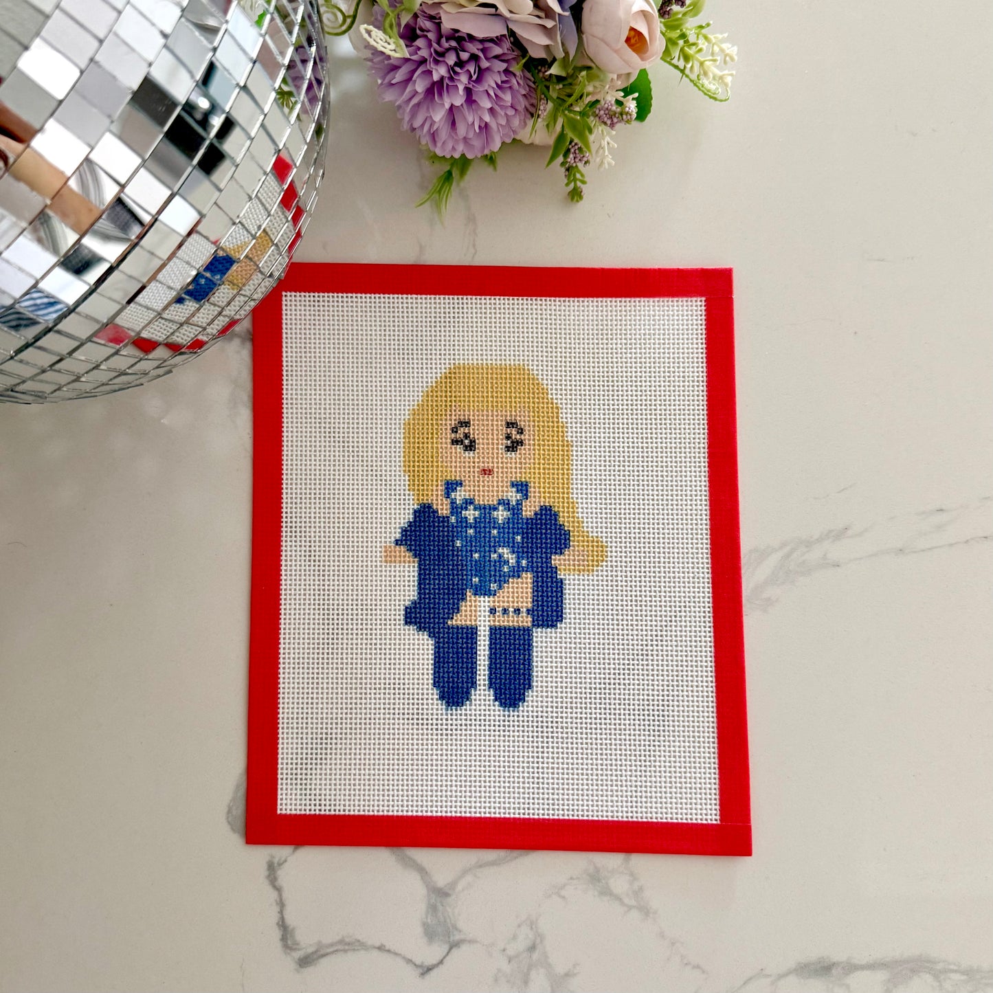Sonny angel pop singer needlepoint canvas
