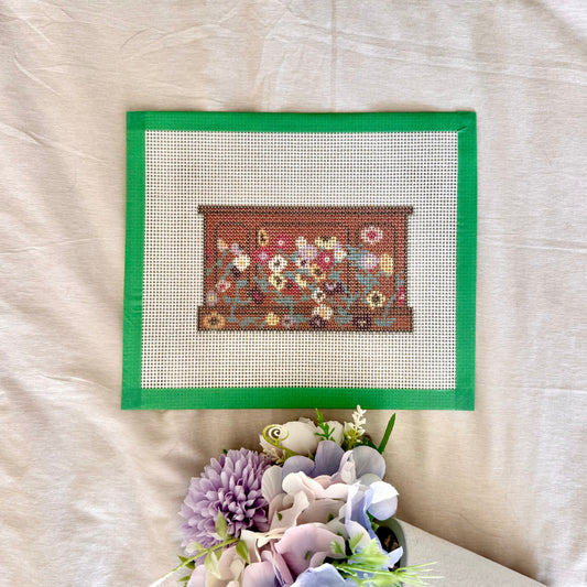 Acoustic set / surprise song piano needlepoint canvas