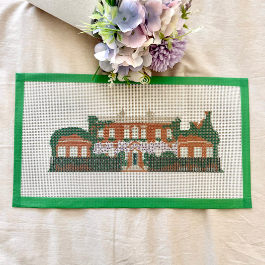 Bridgerton house needlepoint canvas