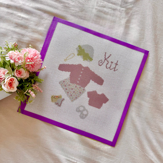 Kit outfit needlepoint canvas