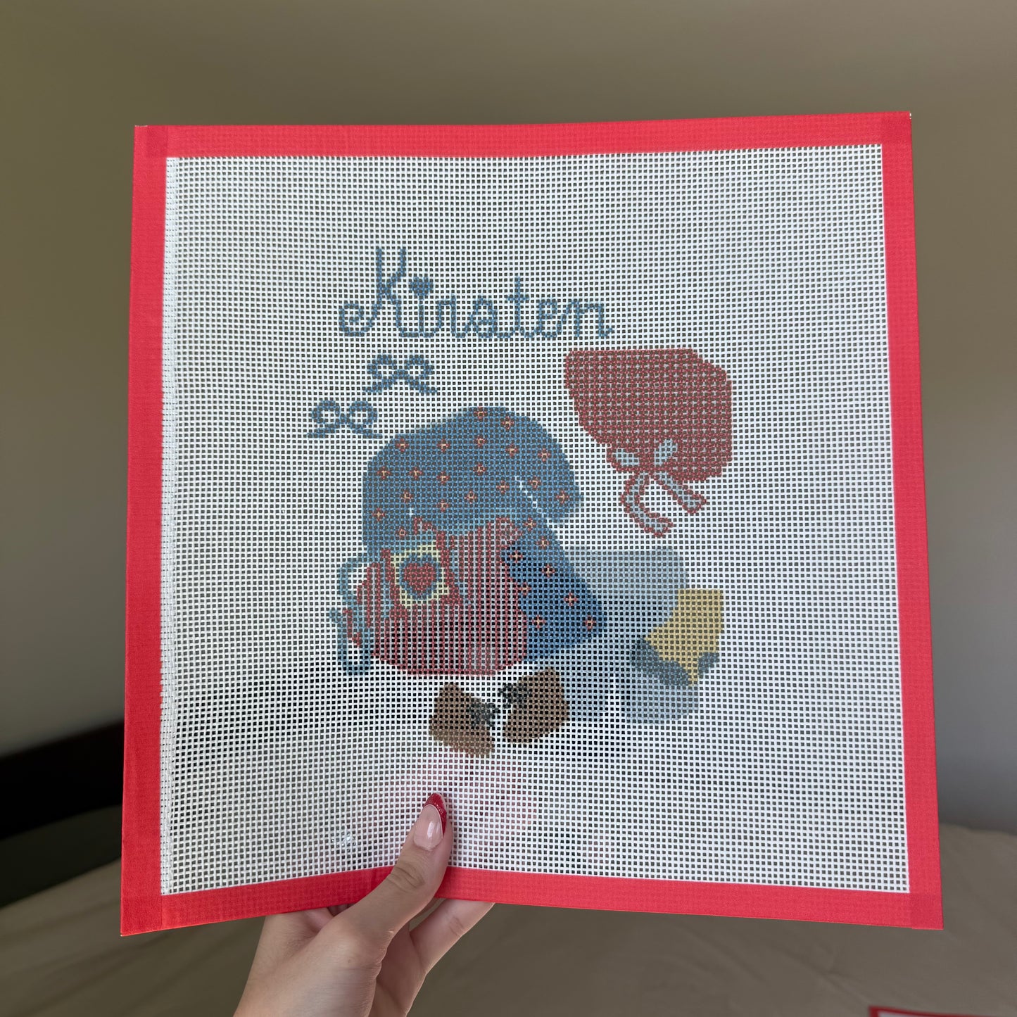 Kirsten outfit needlepoint canvas