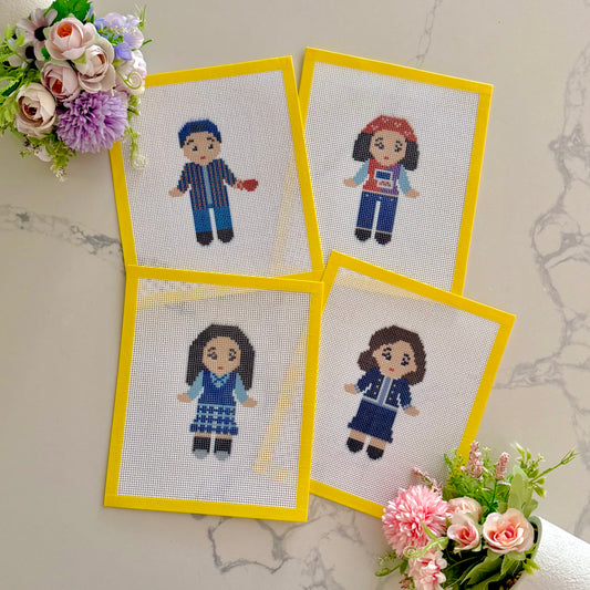 Sonny angel Gilmore characters needlepoint canvas