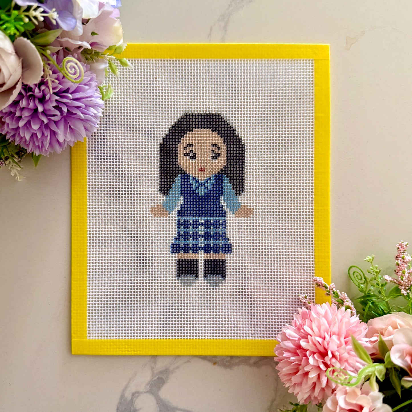 Sonny angel Gilmore characters needlepoint canvas