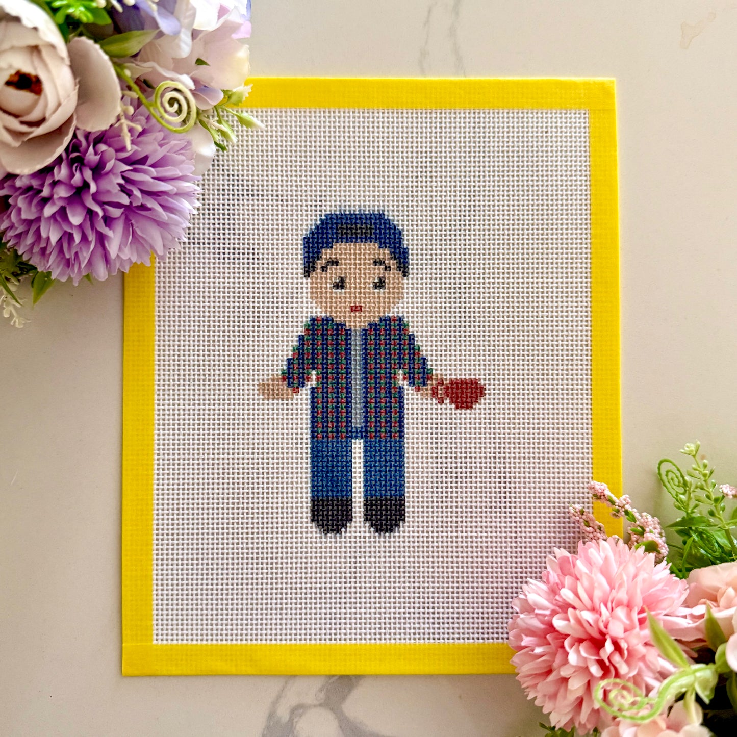 Sonny angel Gilmore characters needlepoint canvas