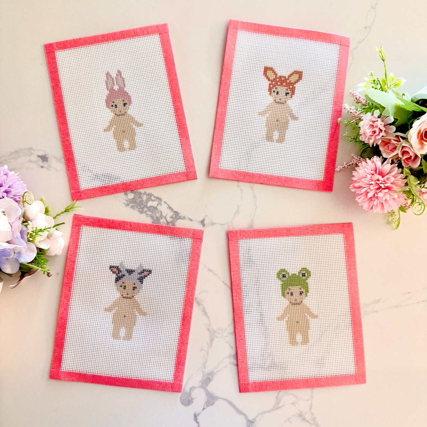 Blind bag baby needlepoint canvas