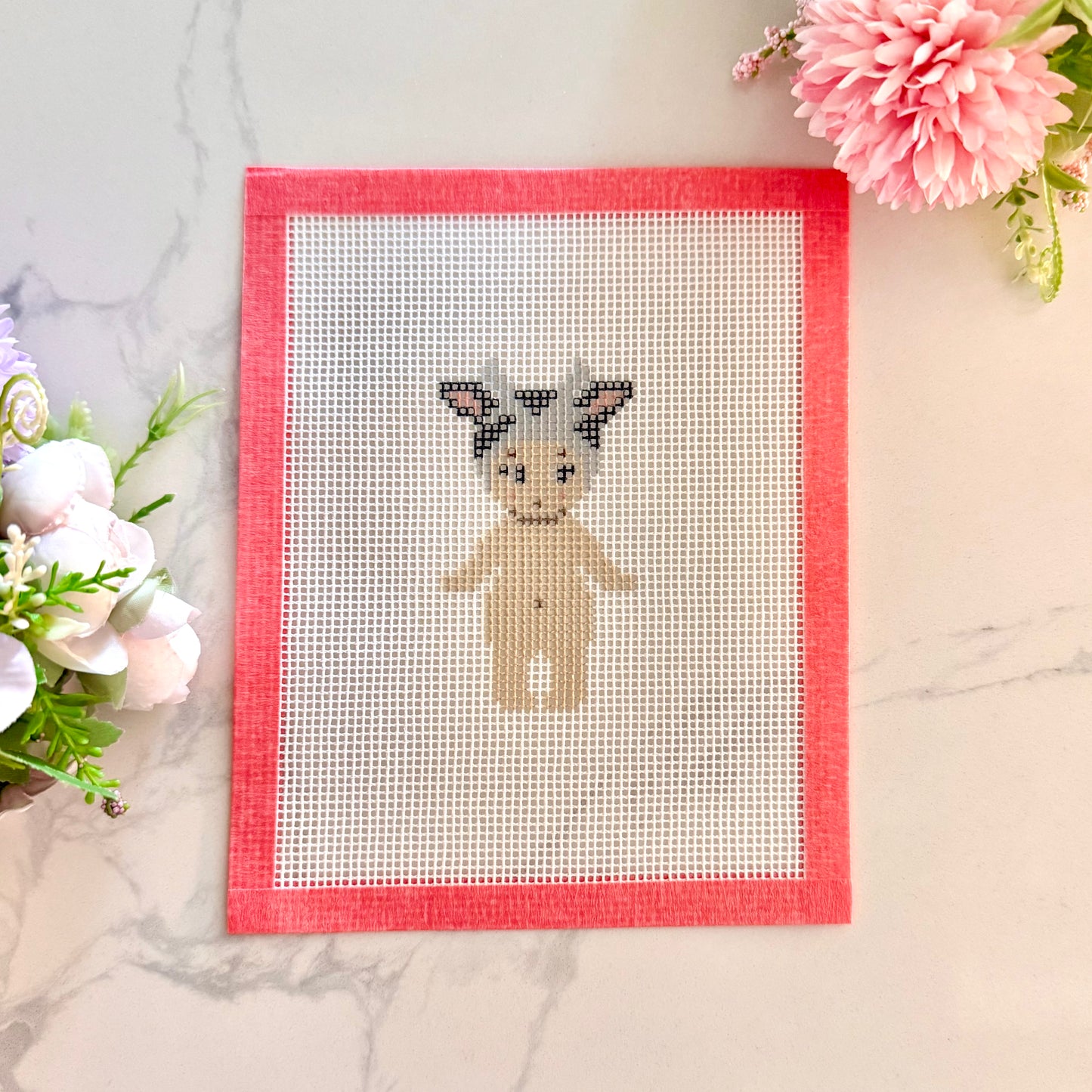Blind bag baby needlepoint canvas