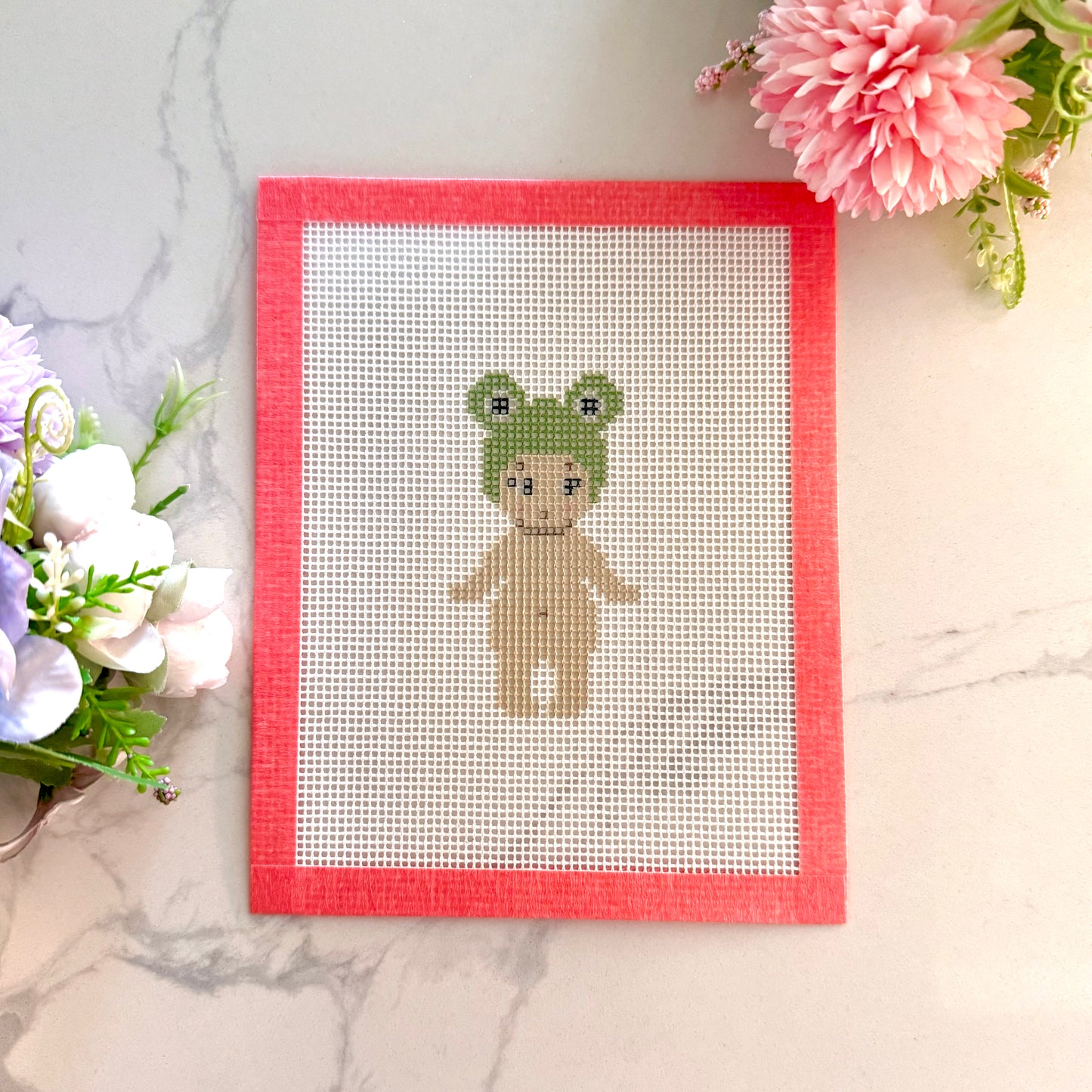 Blind bag baby needlepoint canvas