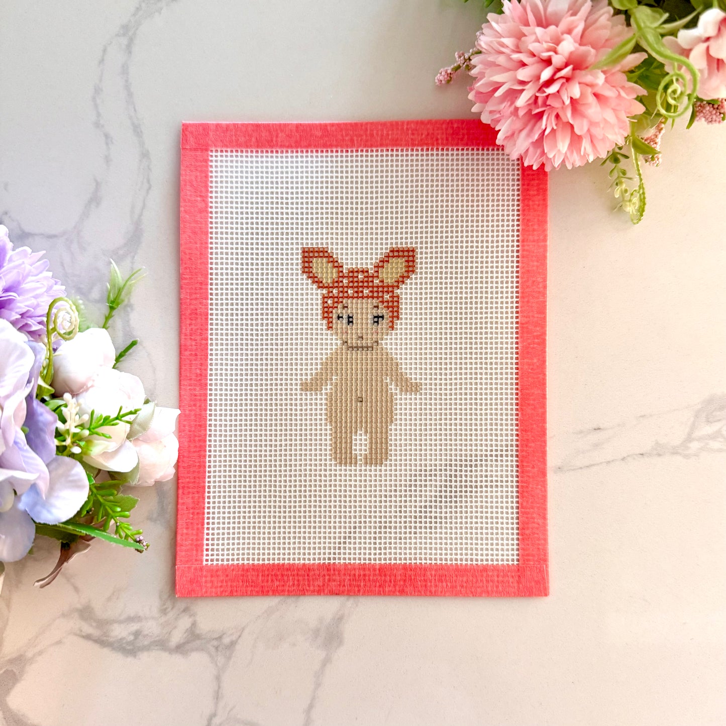 Blind bag baby needlepoint canvas