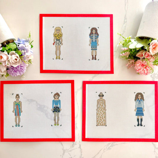 Two sided iconic halloween character needlepoint canvas