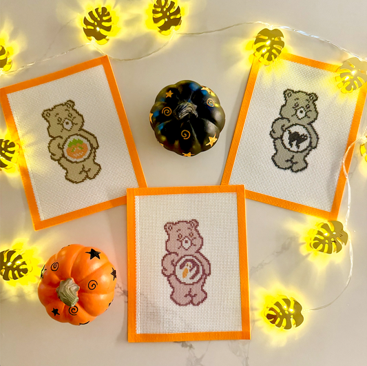 Care Bear Halloween Cookie Needlepoint Canvas